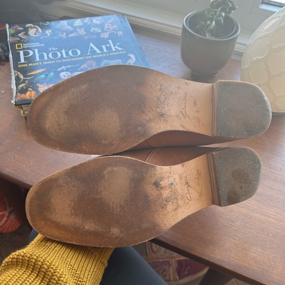 Clarks Pure Easy Leather Flats. (003) - Picture 5 of 7